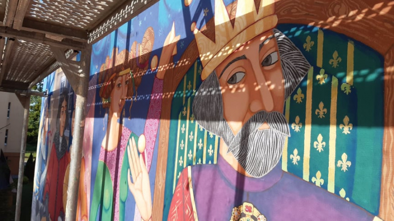 Za kilkanaście dni nowy średzki mural będzie gotowy