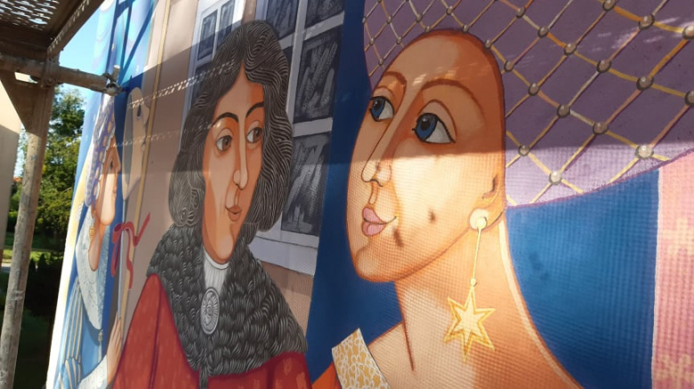 Za kilkanaście dni nowy średzki mural będzie gotowy