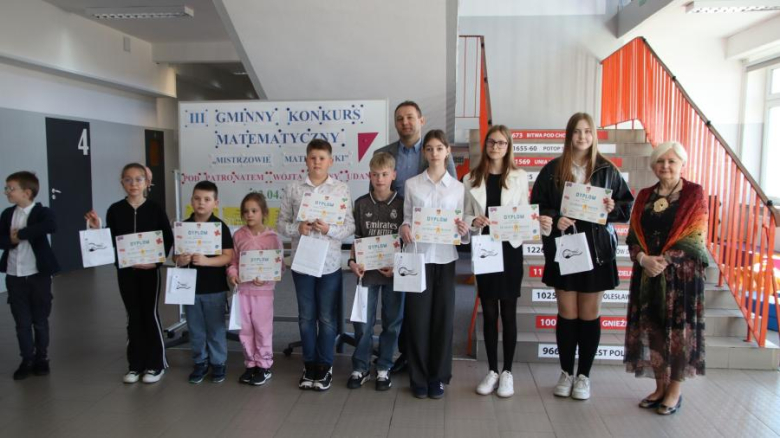 Wyniki konkursu matematycznego