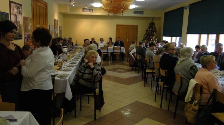 Spotkanie opłatkowe w Domu Kultury w Środzie Śląskiej