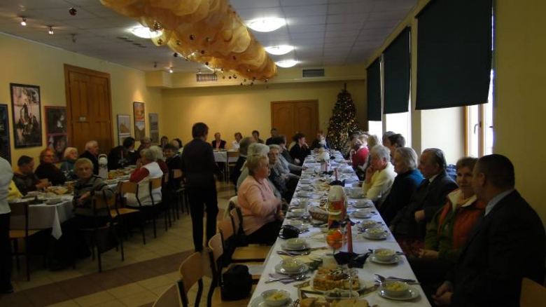 Spotkanie opłatkowe w Domu Kultury w Środzie Śląskiej