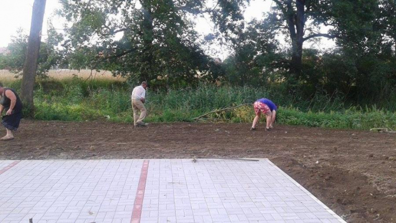 Budowa parkingu w Brodnie