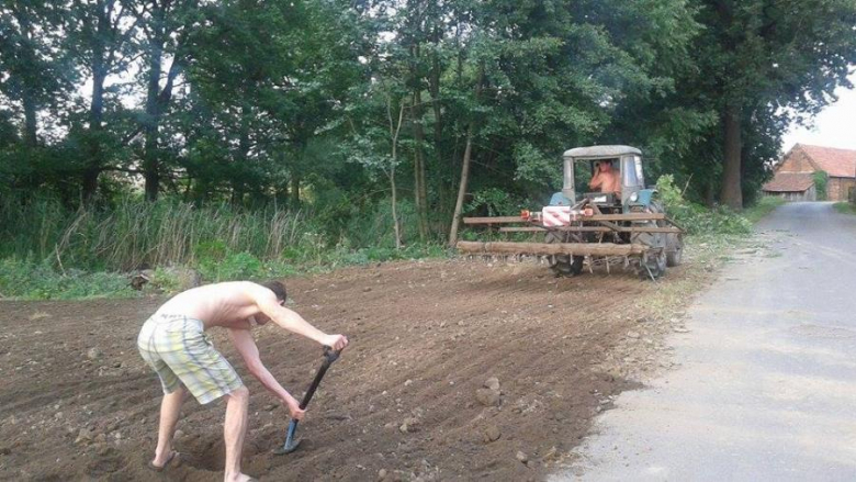 Budowa parkingu w Brodnie