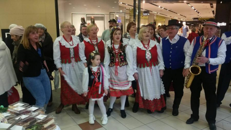 Zespół Radośni w Pasażu Grunwaldzkim