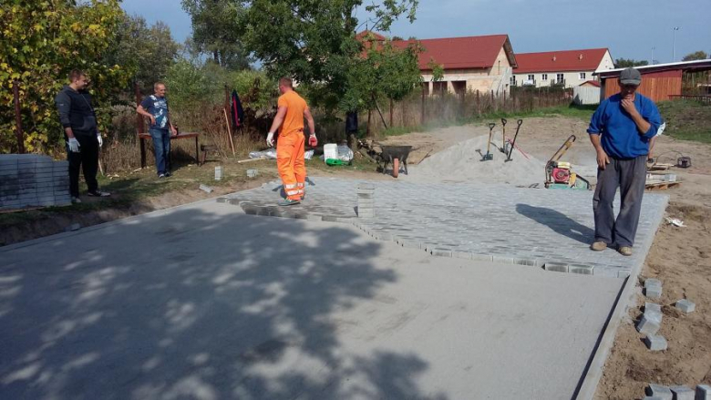 Budowa altany i ścieżki zdrowia