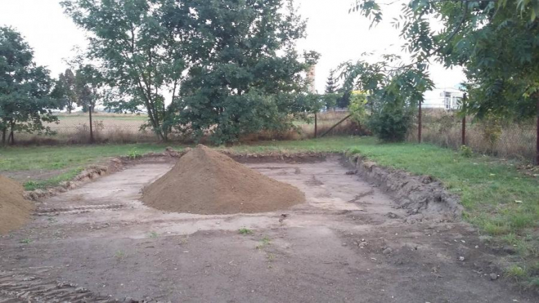 Budowa altany i ścieżki zdrowia