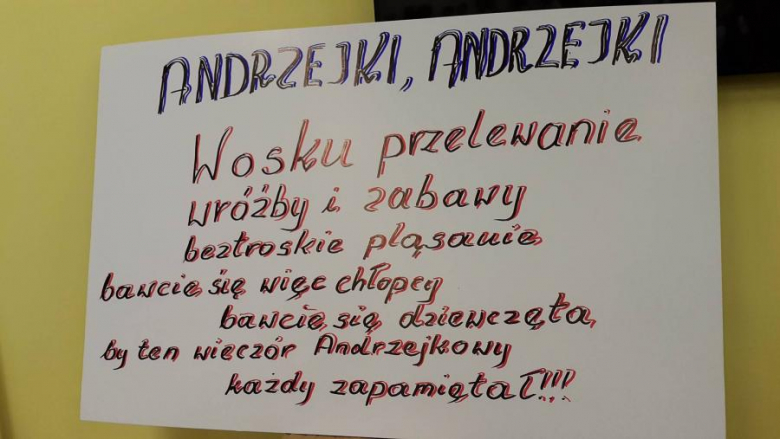 Andrzejki we Wróblowicach