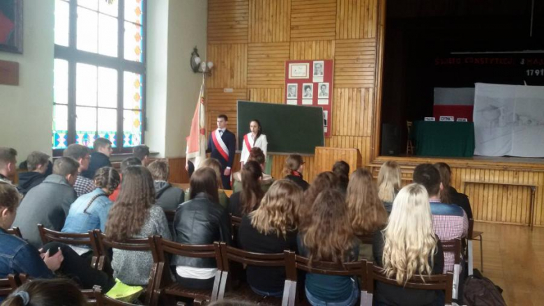 Apel w średzkim ogólniaku