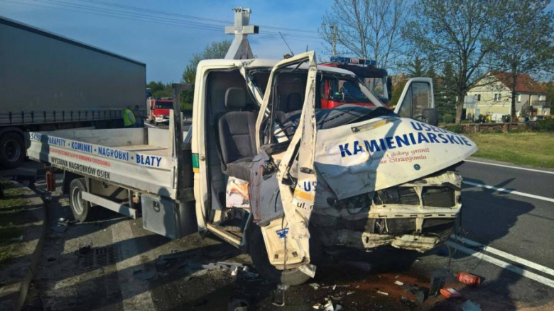 Wypadek w Kostomłotach