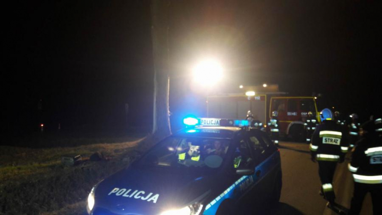 Kolizja koło Udanina