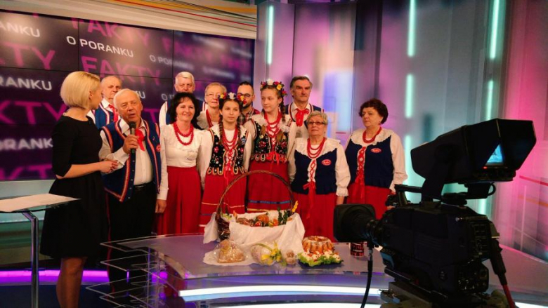 Zespół Radośni w studiu TVP3 Wrocław