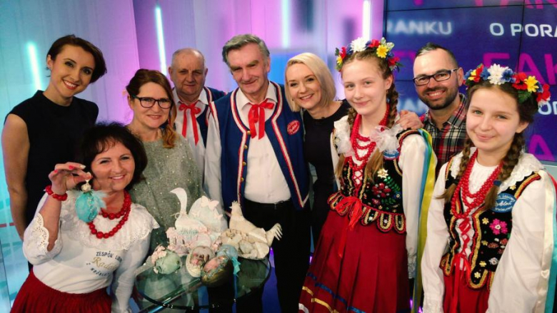 Zespół Radośni w studiu TVP3 Wrocław