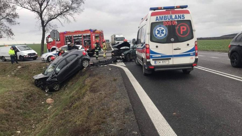 Wypadek koło Gościsławia