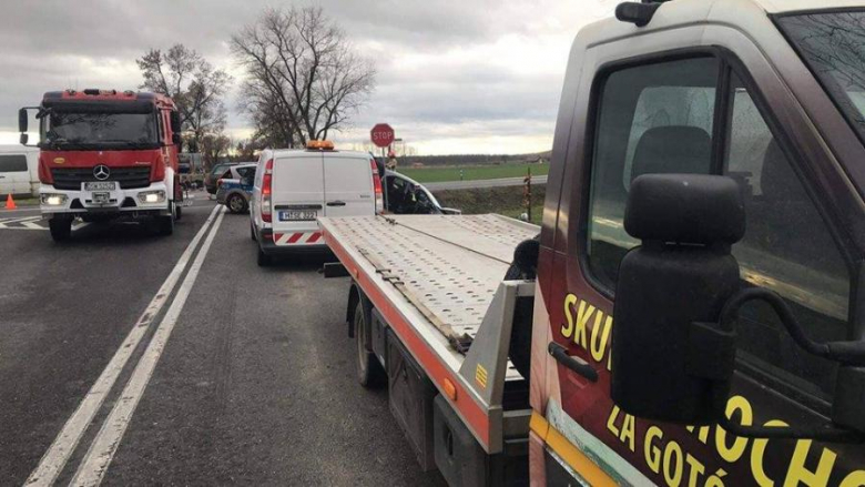 Wypadek koło Gościsławia