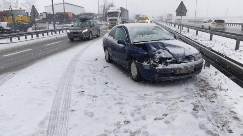 Zderzenie na autostradzie