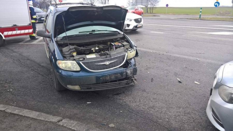 Kolizja na DK 5 w Kostomłotach