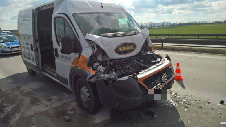 Kolizja na autostradzie A4