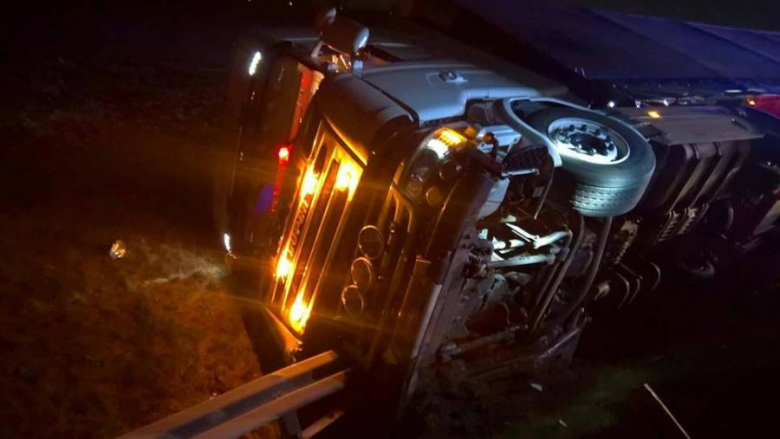 Wypadek na A4 koło Kostomłotów