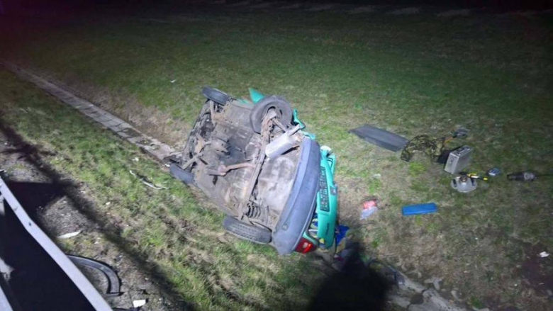 Wypadek na A4 koło Kostomłotów