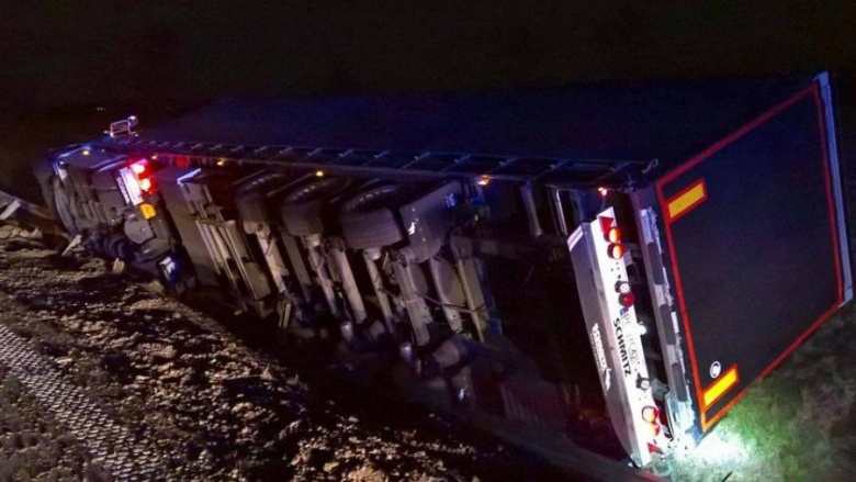 Wypadek na A4 koło Kostomłotów