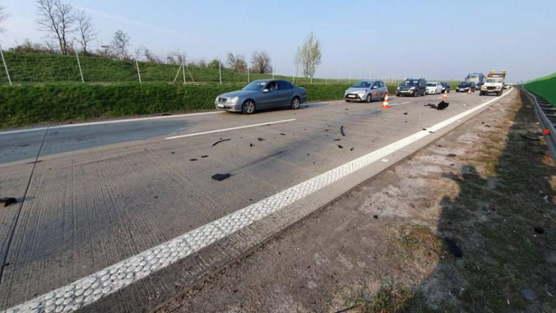 Wypadek na A4. Na miejscu lądował śmigłowiec LPR