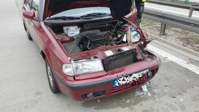 Wypadek na A4 w pobliżu Kostomłotów