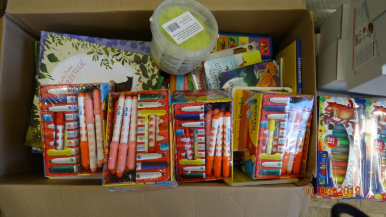 Zakupione przedmioty