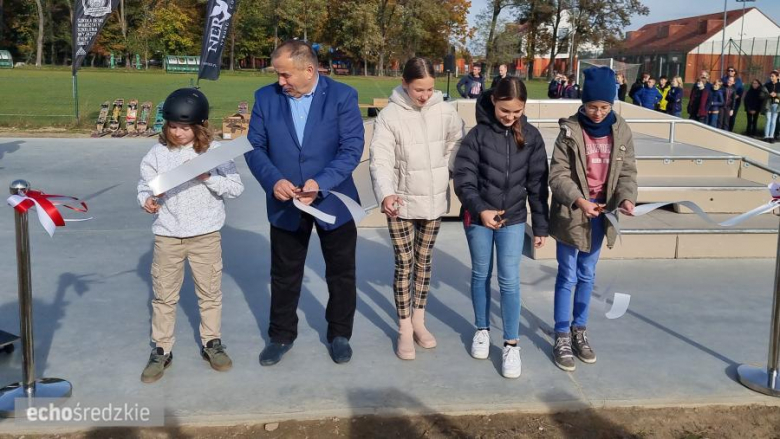 Oficjalne otwarcie skateparku w Lutyni za nami
