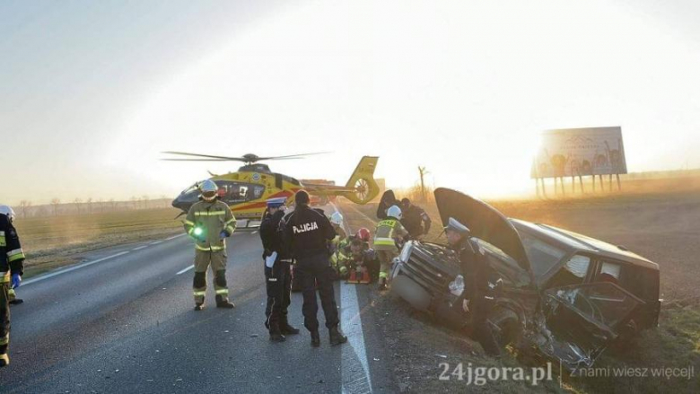Wypadek w Osieku gm. Kostomłoty