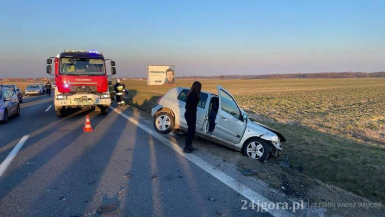 Wypadek w Osieku gm. Kostomłoty