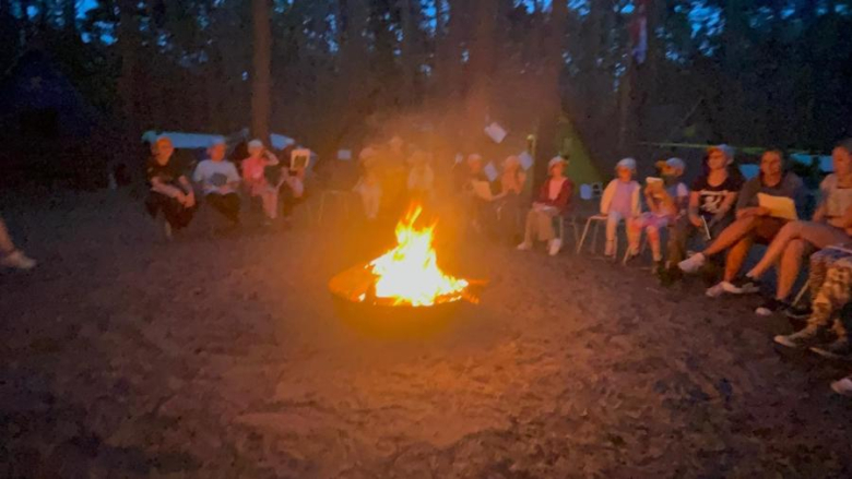 Obóz zuchów i harcerzy z 3. Malczyckiego Szczepu Harcerskiego Ogień