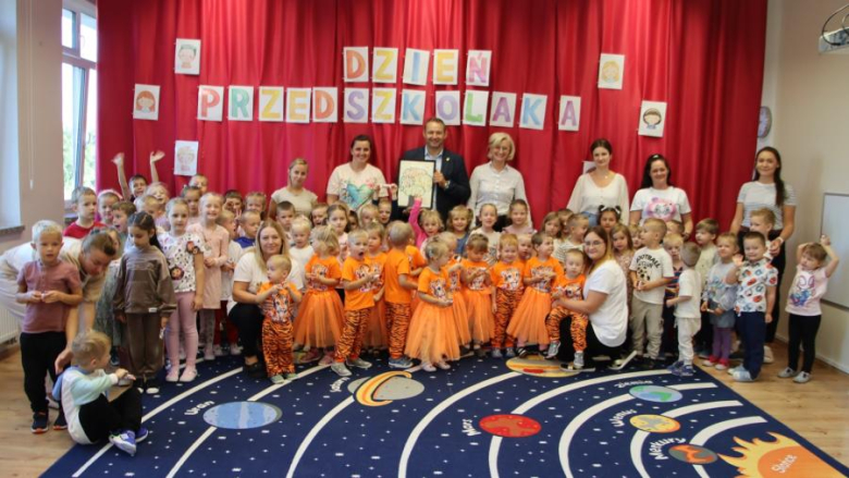 Wójt Gminy Udanin odwiedził gminne przedszkola
