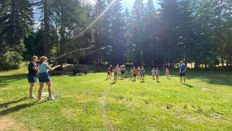 3. Malczycki Szczep Harcerski Ogień na obozie w Szklarskiej Porębie