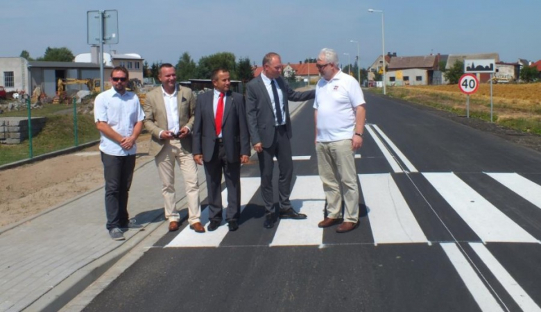 Remont drogi w Krępicach