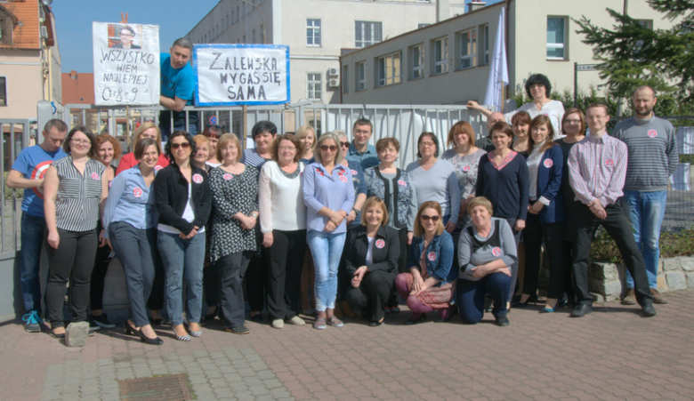 Strajkujący nauczyciele