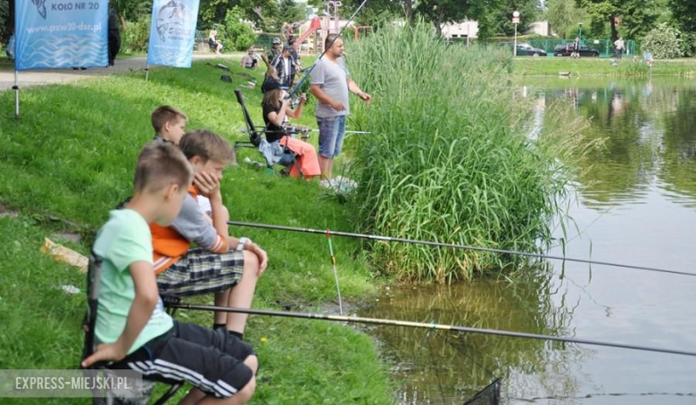 Zawody wędkarskie w Środzie Śląskiej