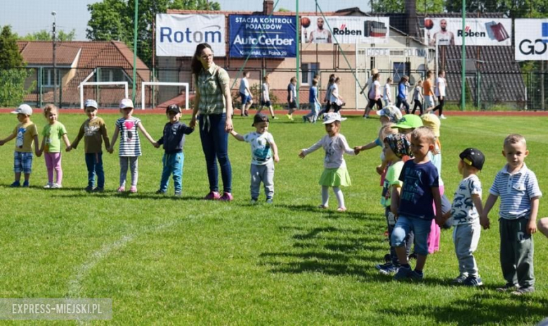 Przedszkolaki wzięły udział w maratonie