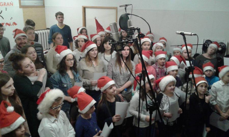 Chór nagrywa płytę w studio