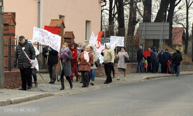 Protest mieszkańców przeciw nowej inwestycji