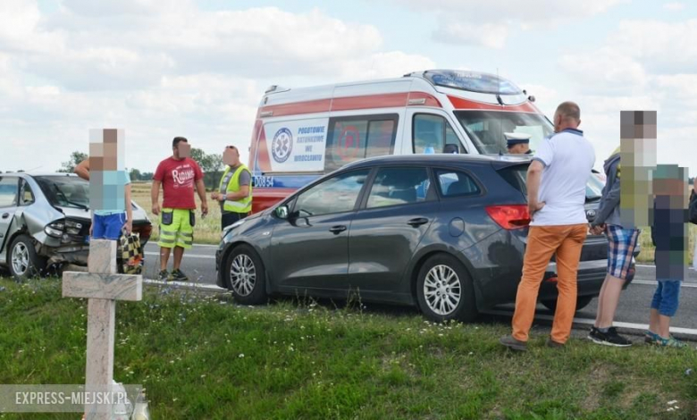 Wypadek koło Wichrowa