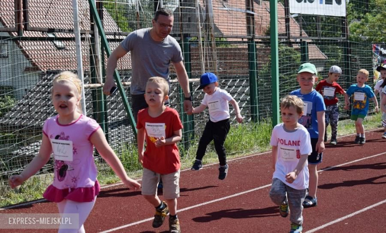 Przedszkolaki wzięły udział w maratonie
