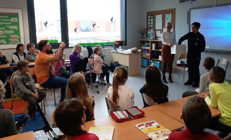 Spotkanie z uczniami w Lutyni