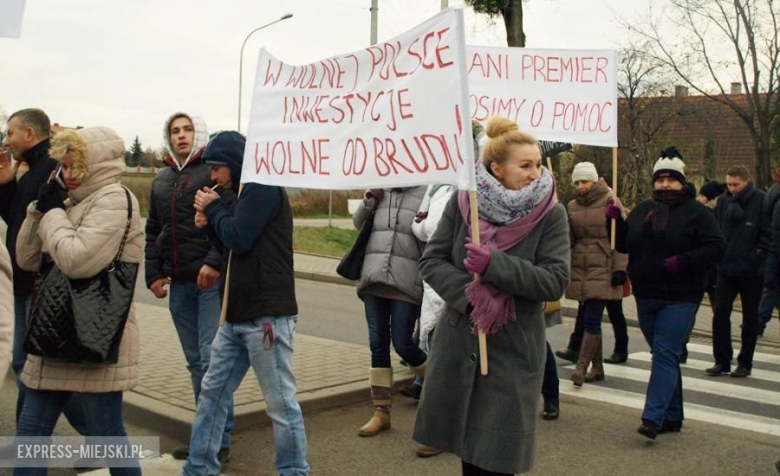Protest mieszkańców przeciw nowej inwestycji