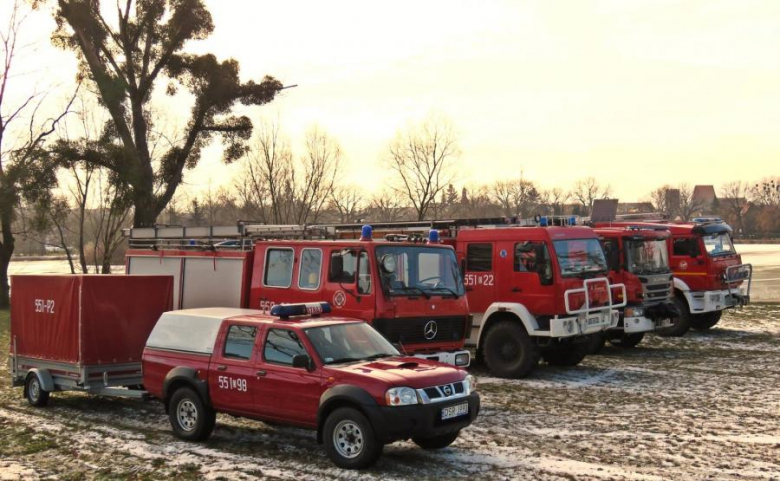 Szkolenie strażaków na Kajakach