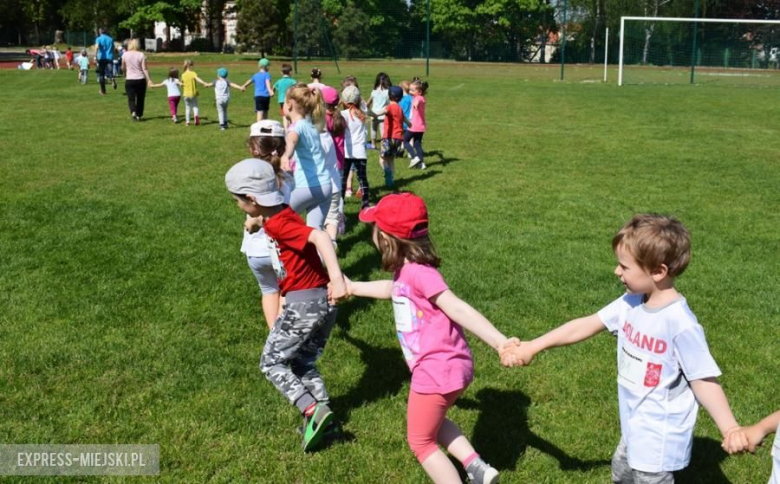 Przedszkolaki wzięły udział w maratonie