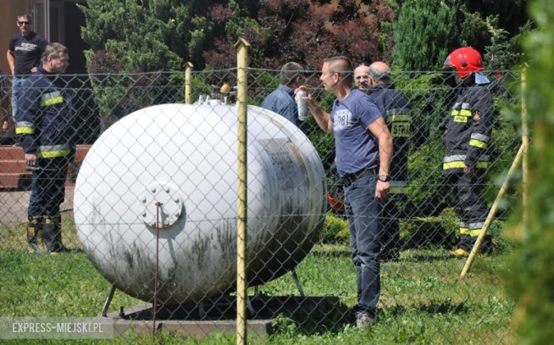 Wyciek gazu w Gałowie