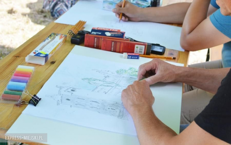 Plener malarski w Gałowie