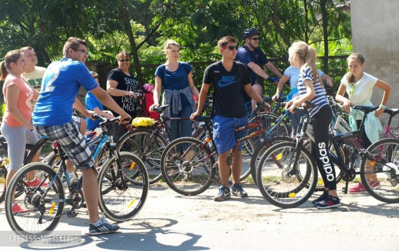 Rajd rowerowy w Szczepanowie