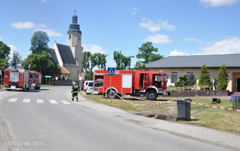 Wyciek gazu w Gałowie