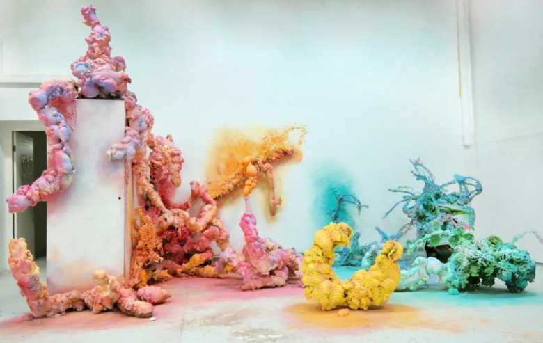 Wizerunki dzieł prezentowanych podczas wystawy 